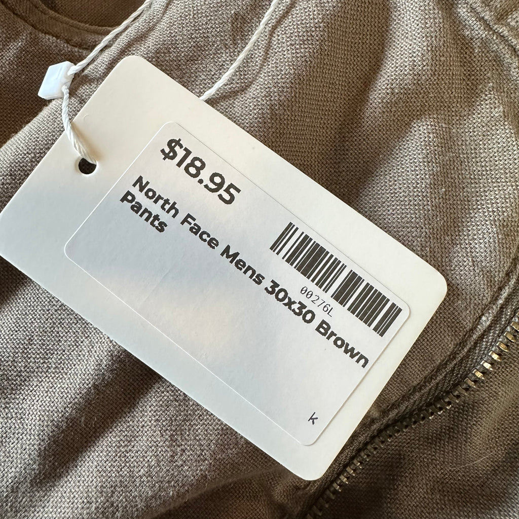 North Face Mens 30x30 Tan Pants