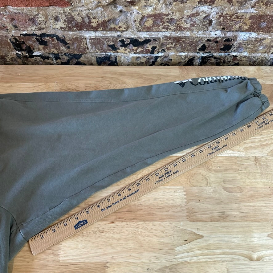 Columbia Sweat Pants Casual Lounge Women's 1X Green Sweatpants 32x27