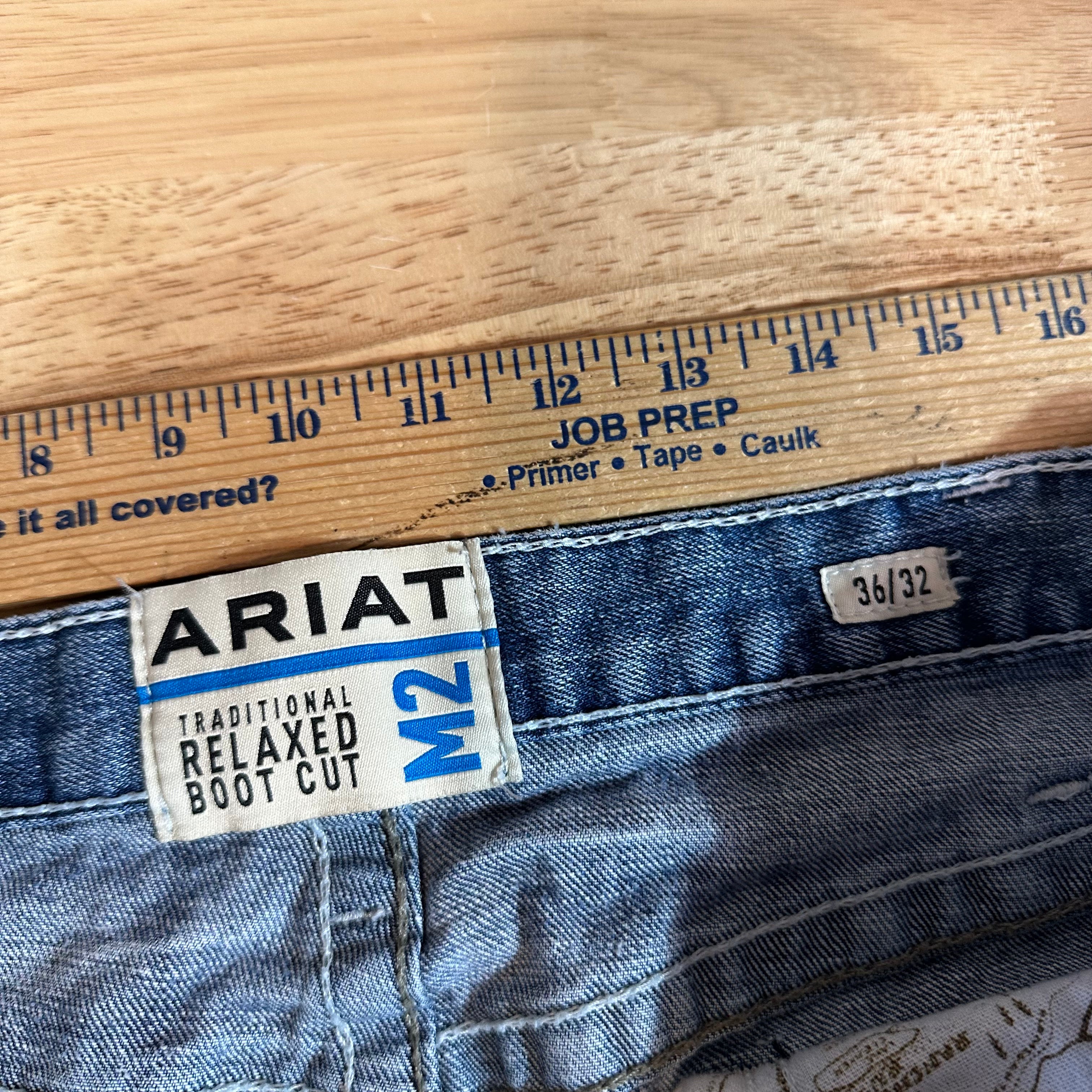 Ariat M2 Mens 36x32 Blue Jeans