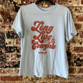 Wrangler T-Shirt Long Live Cowgirls Blue Womens Large