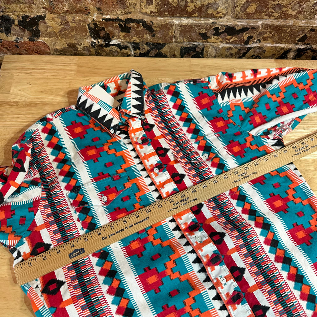 VTG Wrangler Men's Large Aztec Western Shirt