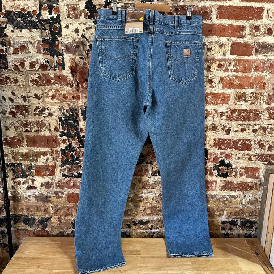 Carhartt B18 Blue Jeans Mens 35x34 NEW