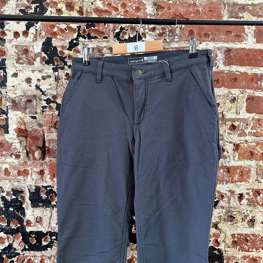 Carhartt Womens 8 Gray Lined Essential Pants NEW