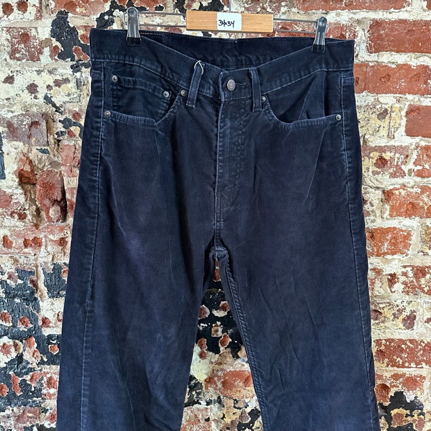 Levi's Mens 34x34 Black Corduroy Jeans