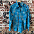 Wrangler Men's Large Blue Western Shirt