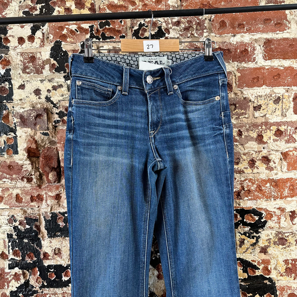 Ariat Womens 27L Straight Jeans