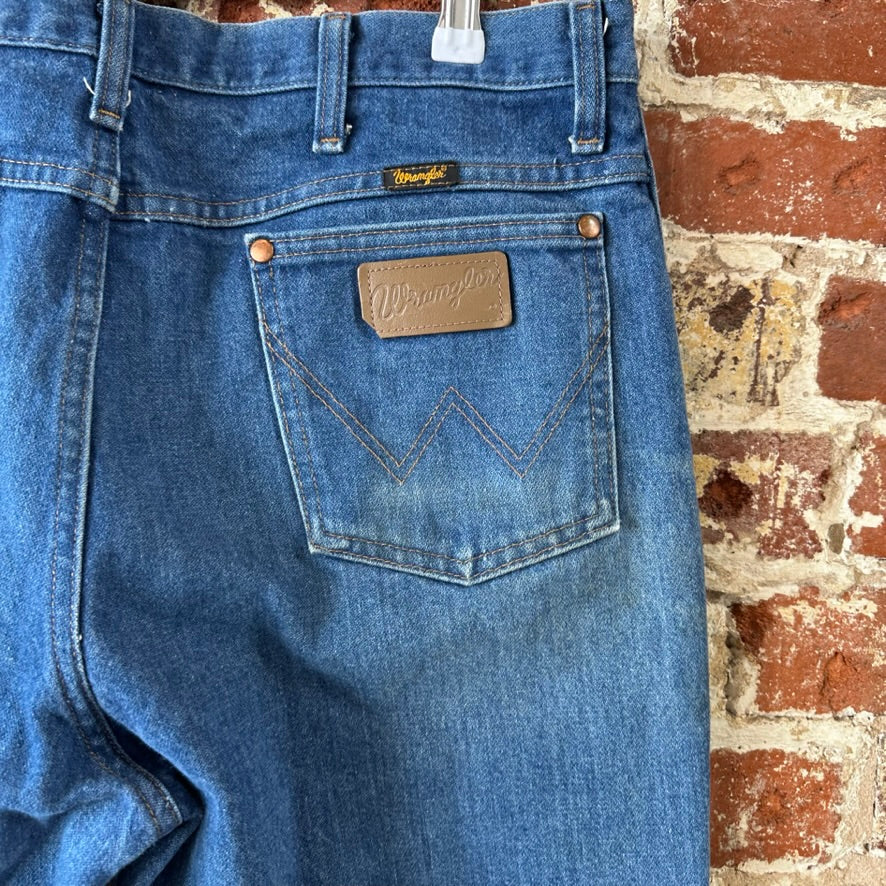 Wrangler Blue Jeans 35x34 western rodeo 936pwd cowboy cut slim fit