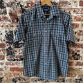 Wrangler Men's Large Plaid S/S Western Shirt