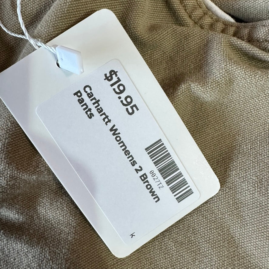 Carhartt Womens 2 Tan Pants