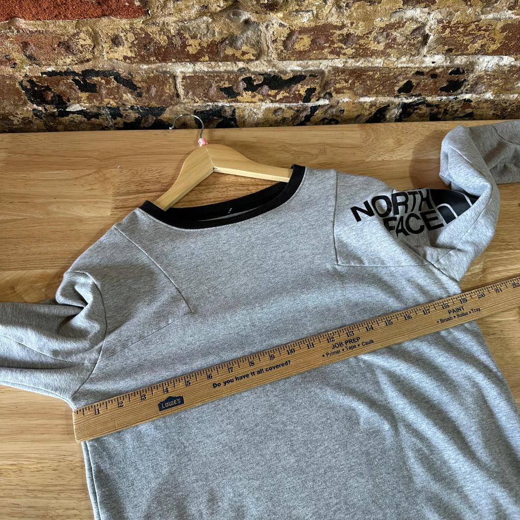 The North Face Women's Small Sweatshirt Gray Pullover Outdoor Hiking Camp
