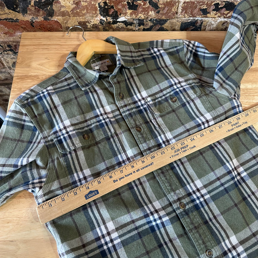 Carhartt Button Up Shirt Mens Small Long Sleeve