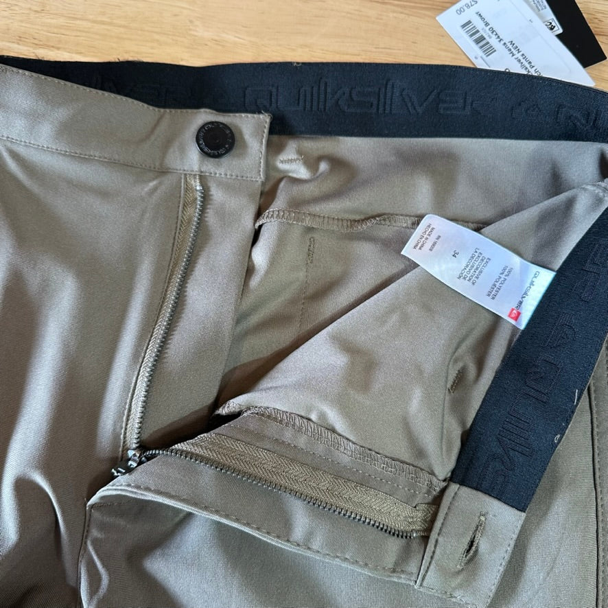Quicksilver Mens 34x30 Tech Pants NEW