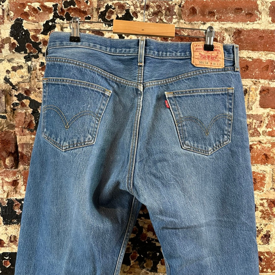 VTG Levi's 501xx Mens 38x30 Blue Jeans 2007