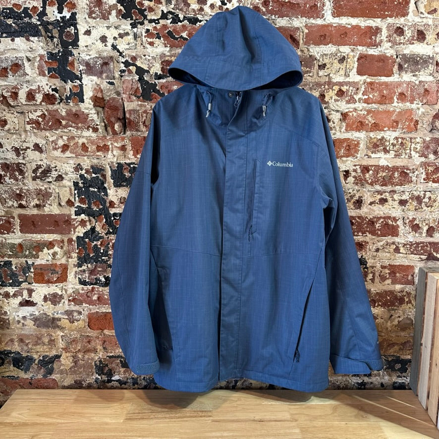 Columbia Omni Tech Men's Large Blue Jacket