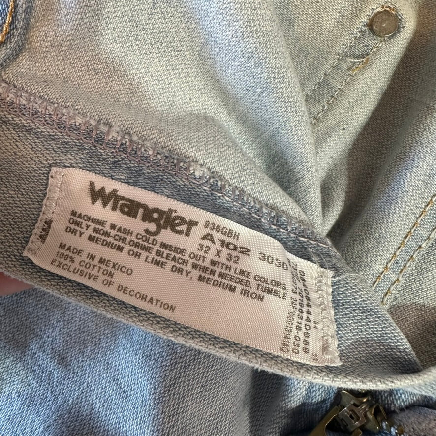 Wrangler Mens 32x32 Blue Jeans