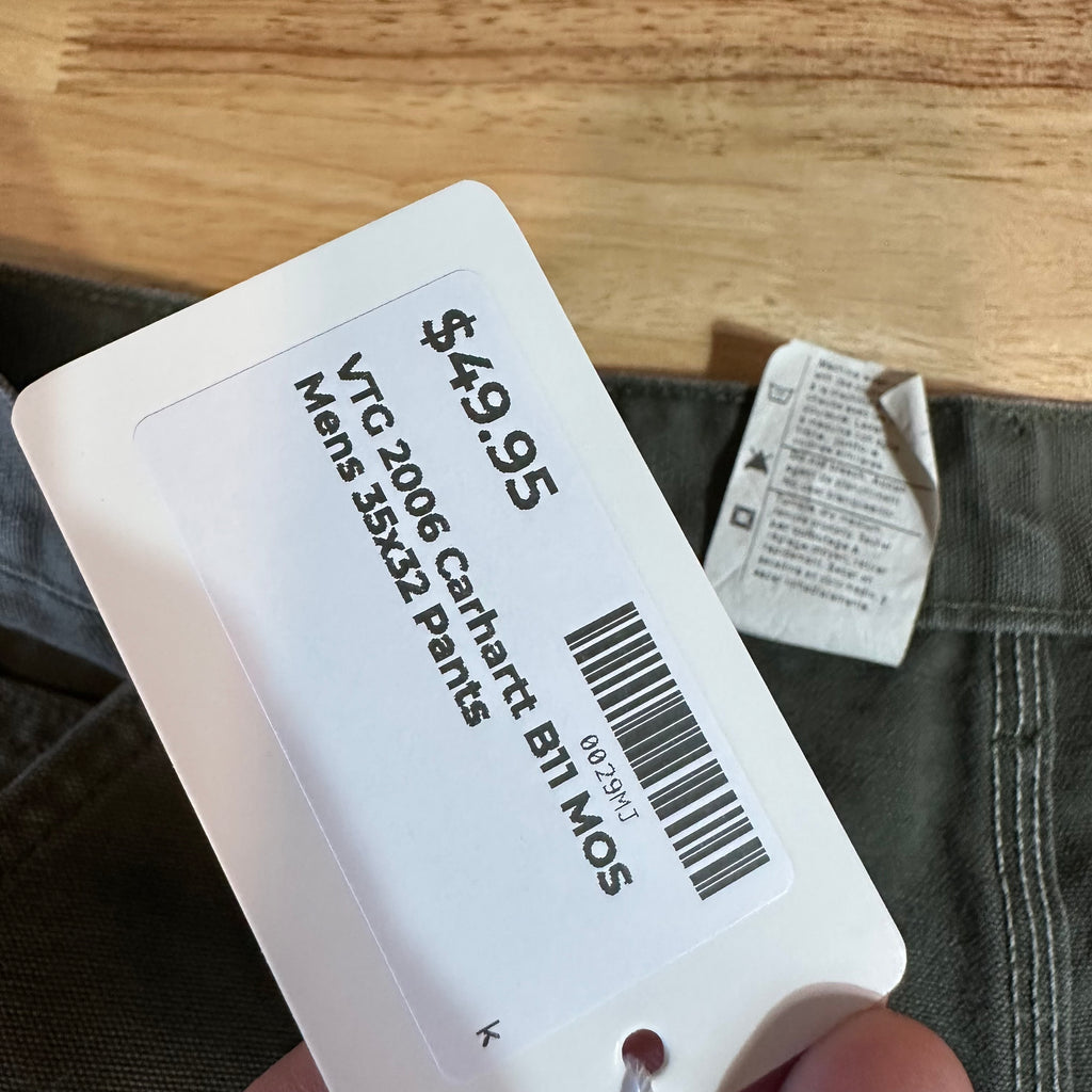 Carhartt B11 MOS Mens 35x32 Pants