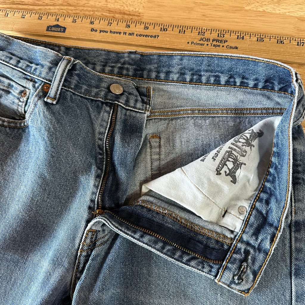 Levi's 505 Mens 33x30 Blue Jeans