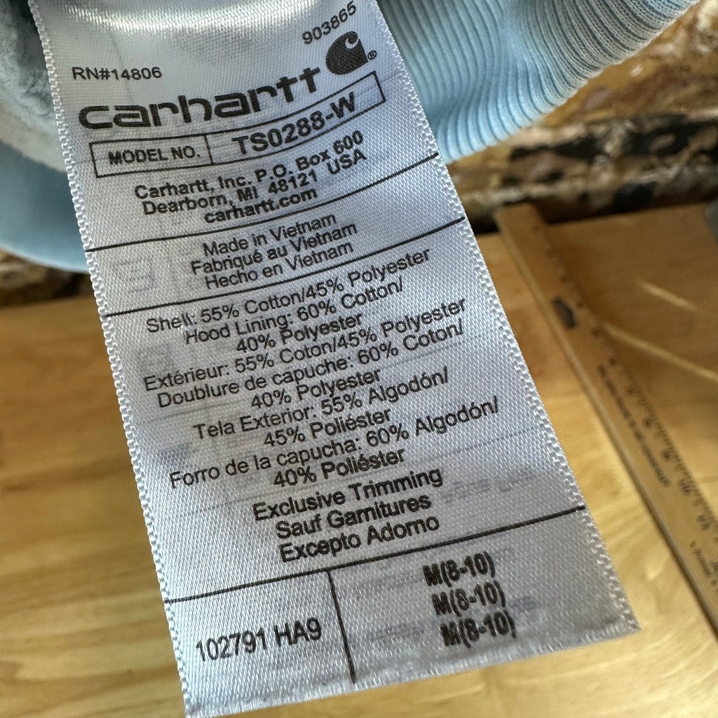 Carhartt Womens Medium Blue Hoodie