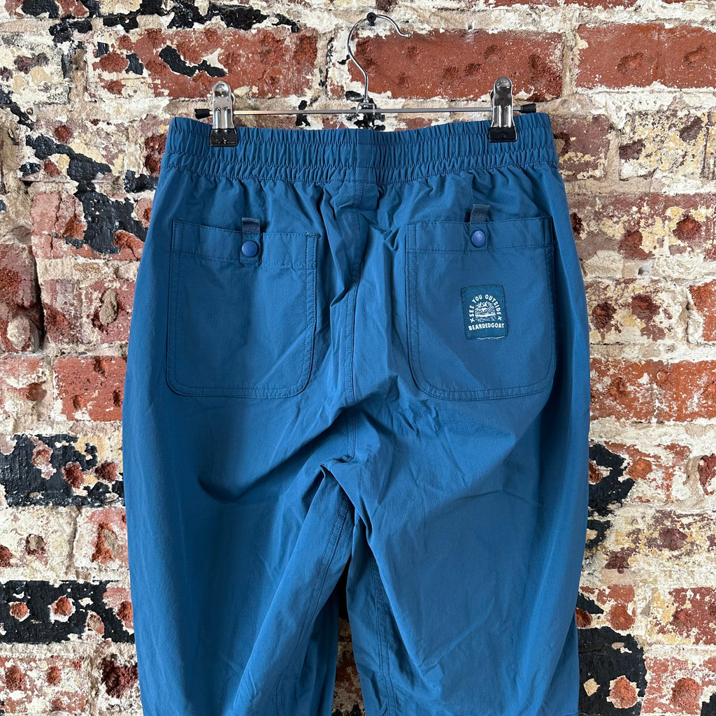 Bearded Goat Women's Small Water Resistant Outdoor Hiking Pant Blue 27x25"