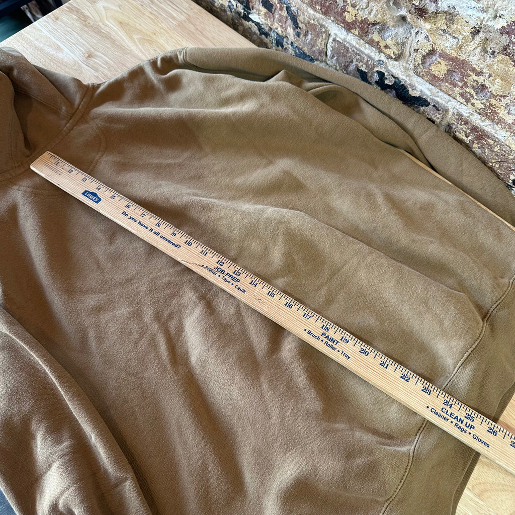 Carhartt Hoodie Sweatshirt Brown Mens Size Medium Original Fit Spellout