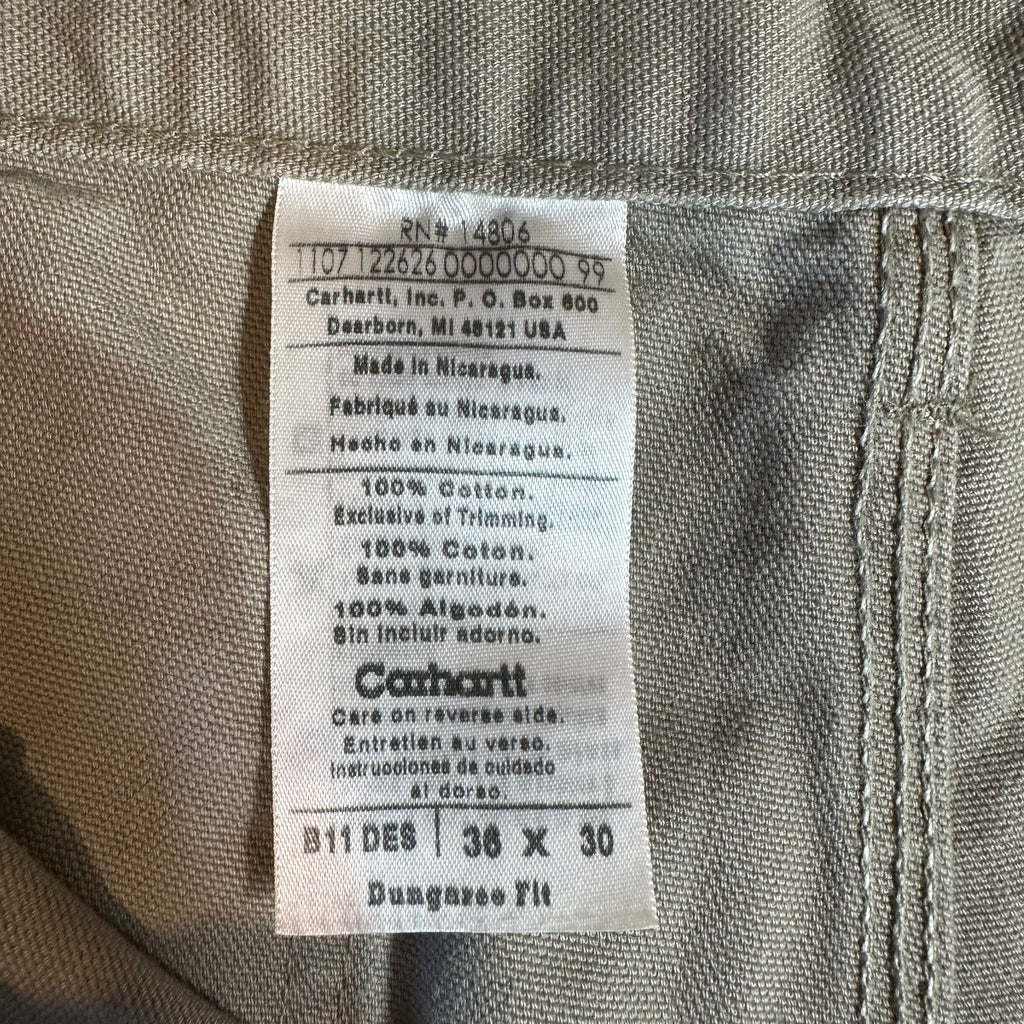Carhartt B11 DES Mens 36x30 Pants