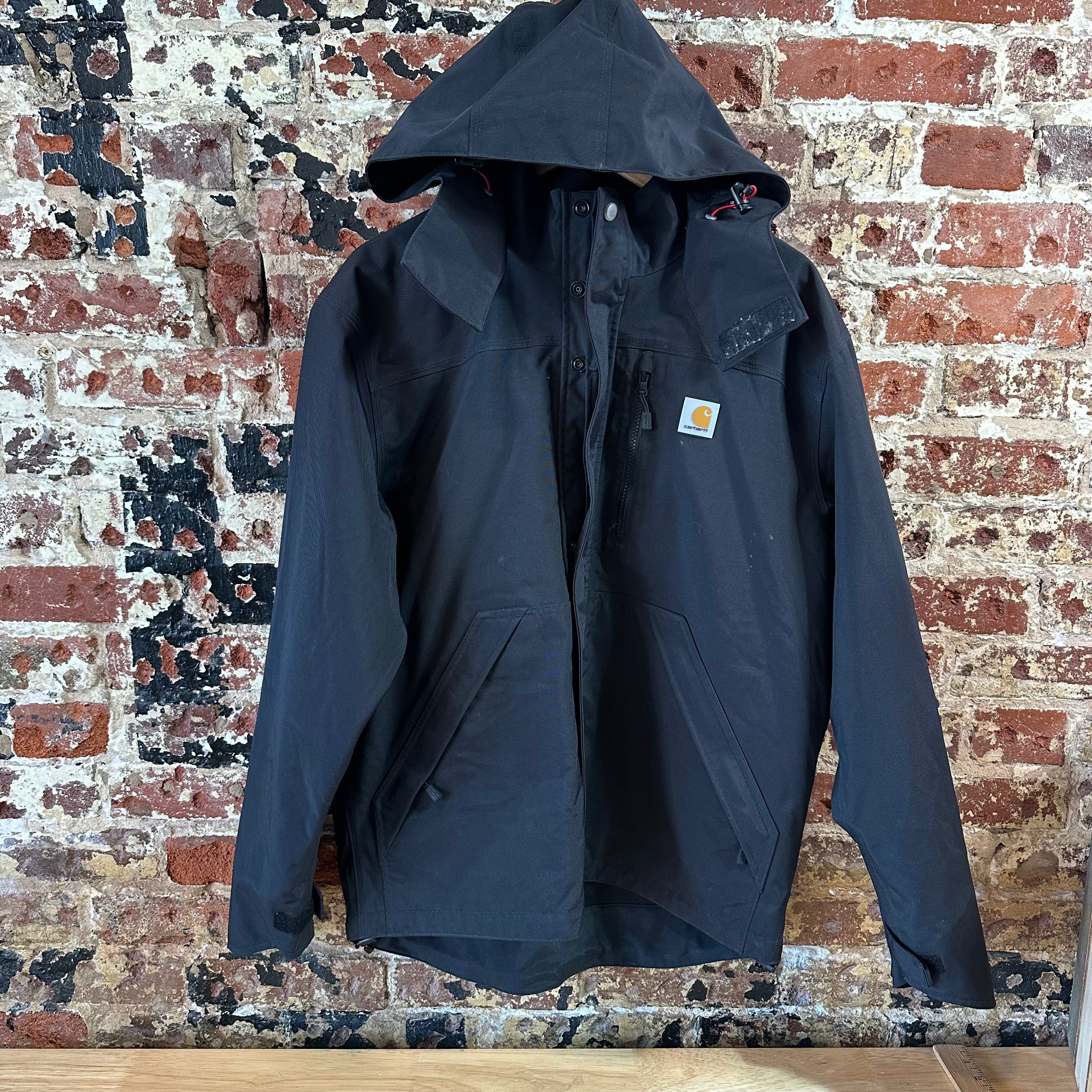 Carhartt Storm Defender Mens Medium Black Jacket