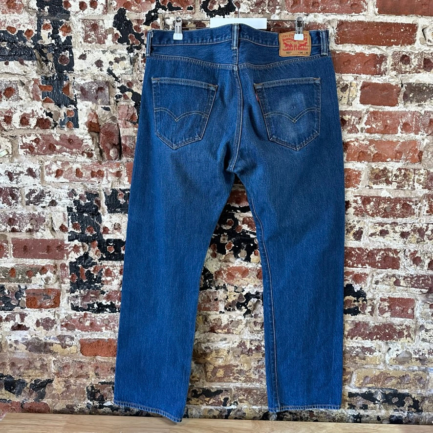 Levi's 501 Mens 36x30 Blue Jeans