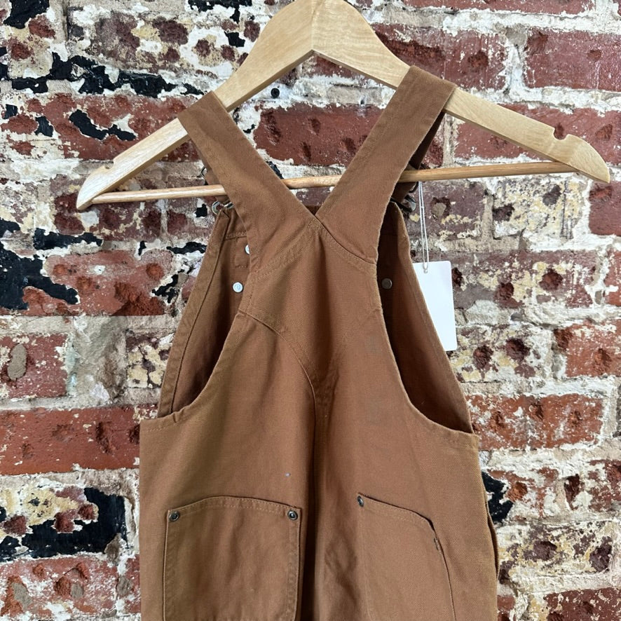 Carhartt Overalls Canvas Brown boys 5 Bibs