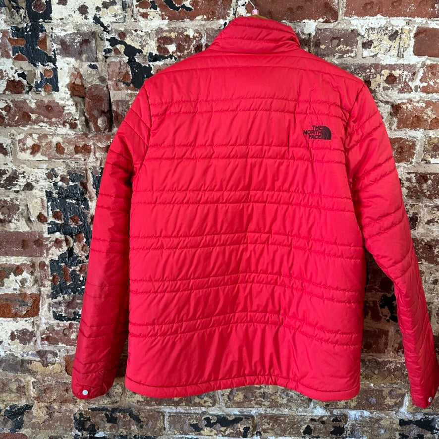 North Face Red Puffer Jacket Mens Small