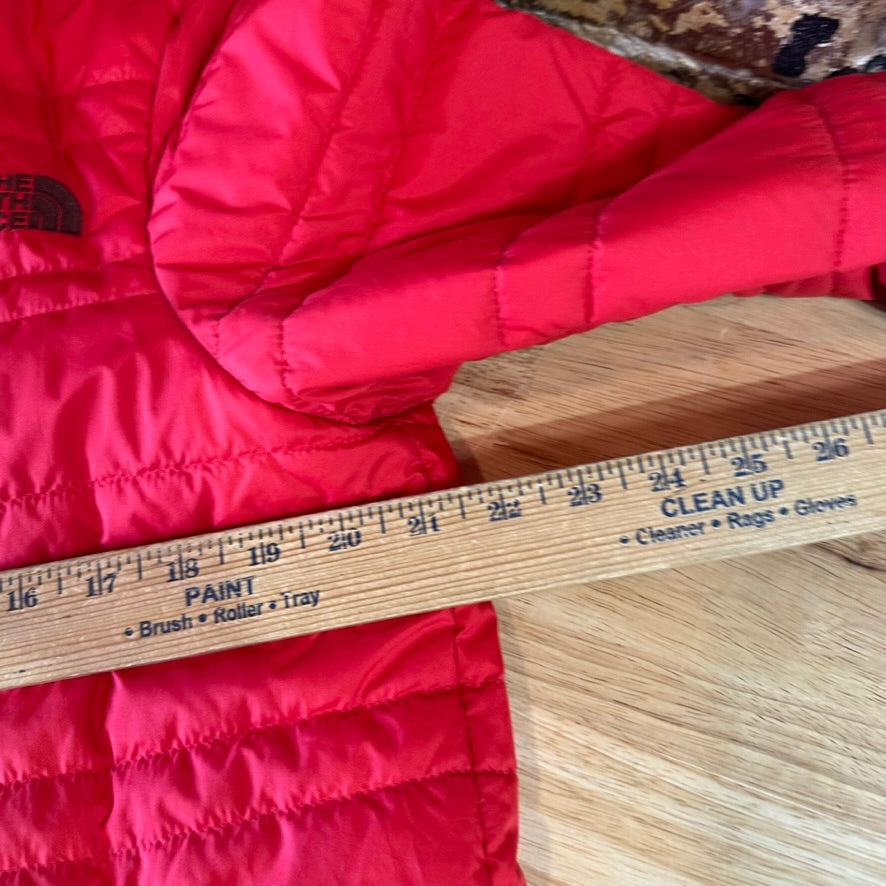North Face Red Puffer Jacket Mens Small