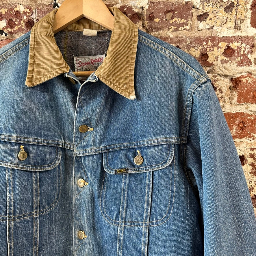 VTG Lee Storm Rider Mens Medium Jean Jacket