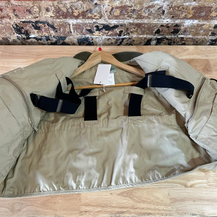 White River Fly Shop Fishing Vest Tan Multi-Pocket Utility Outdoor Size L