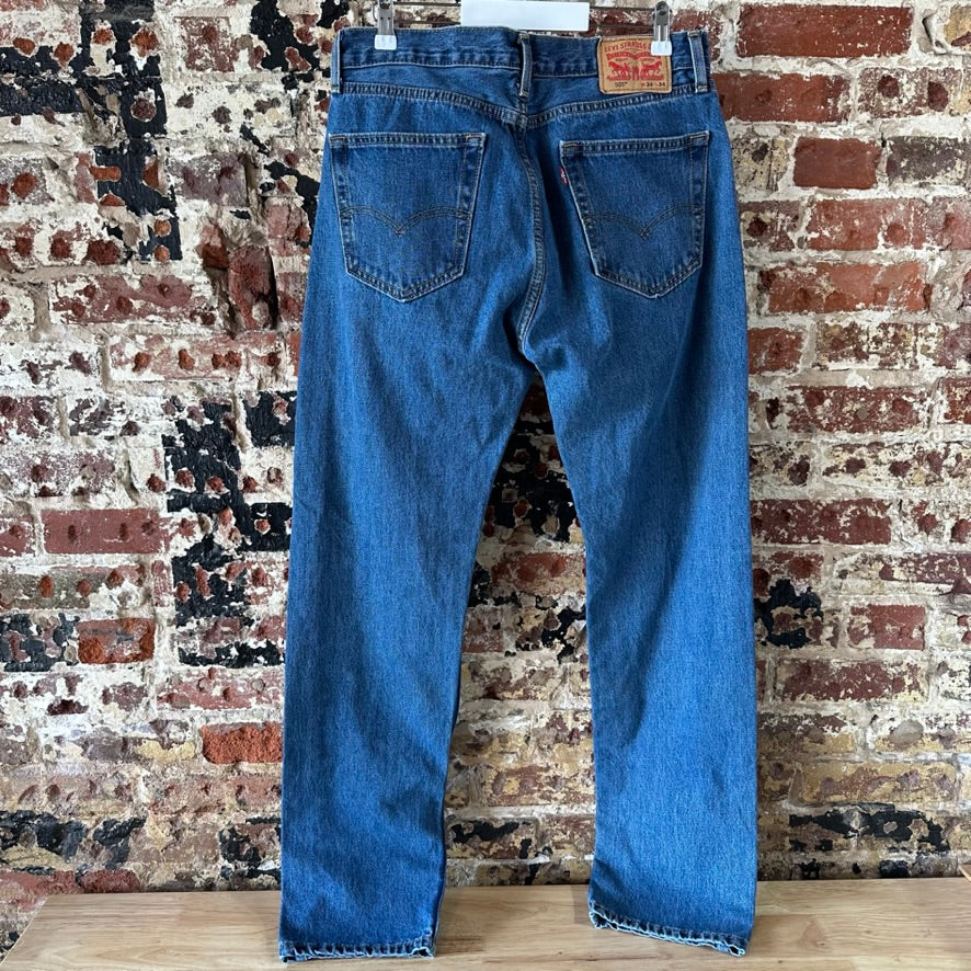 Levis 505 Mens 34x34 Blue Jeans