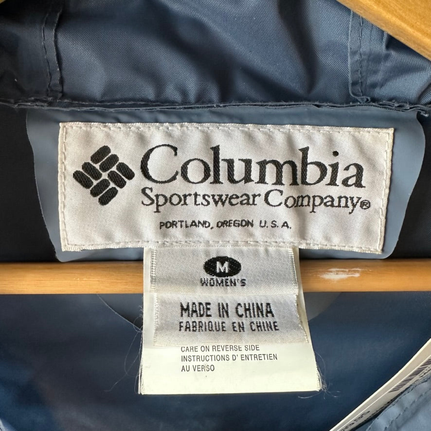 Columbia Women's Medium Blue Rain Jacket