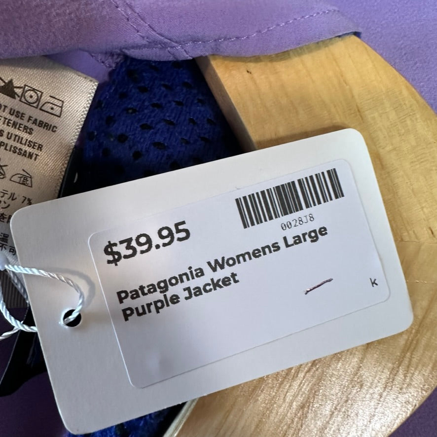Patagonia Traverse Womens Large Purple Zip Jacket