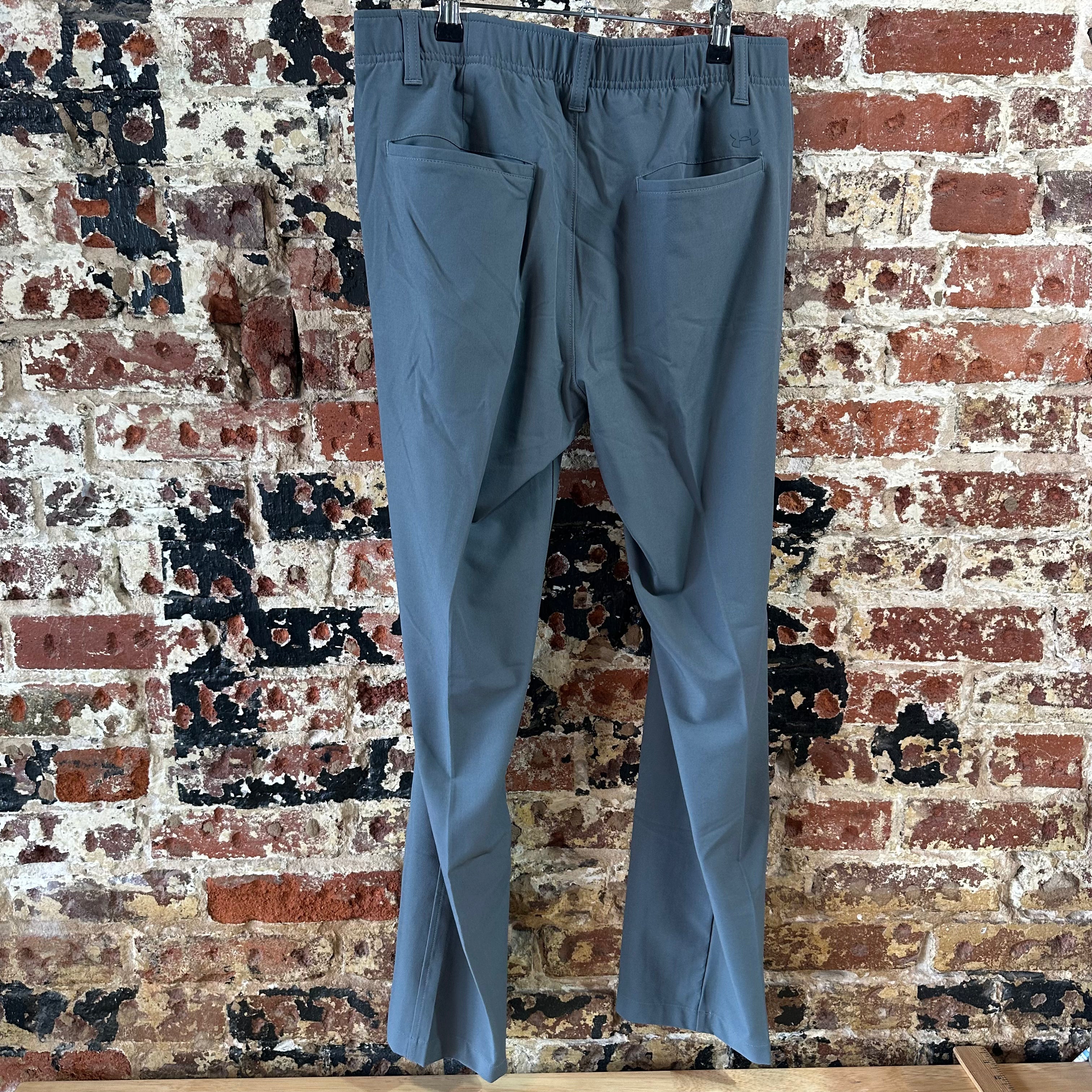 Under Armour Mens 34x30 Gray Pants
