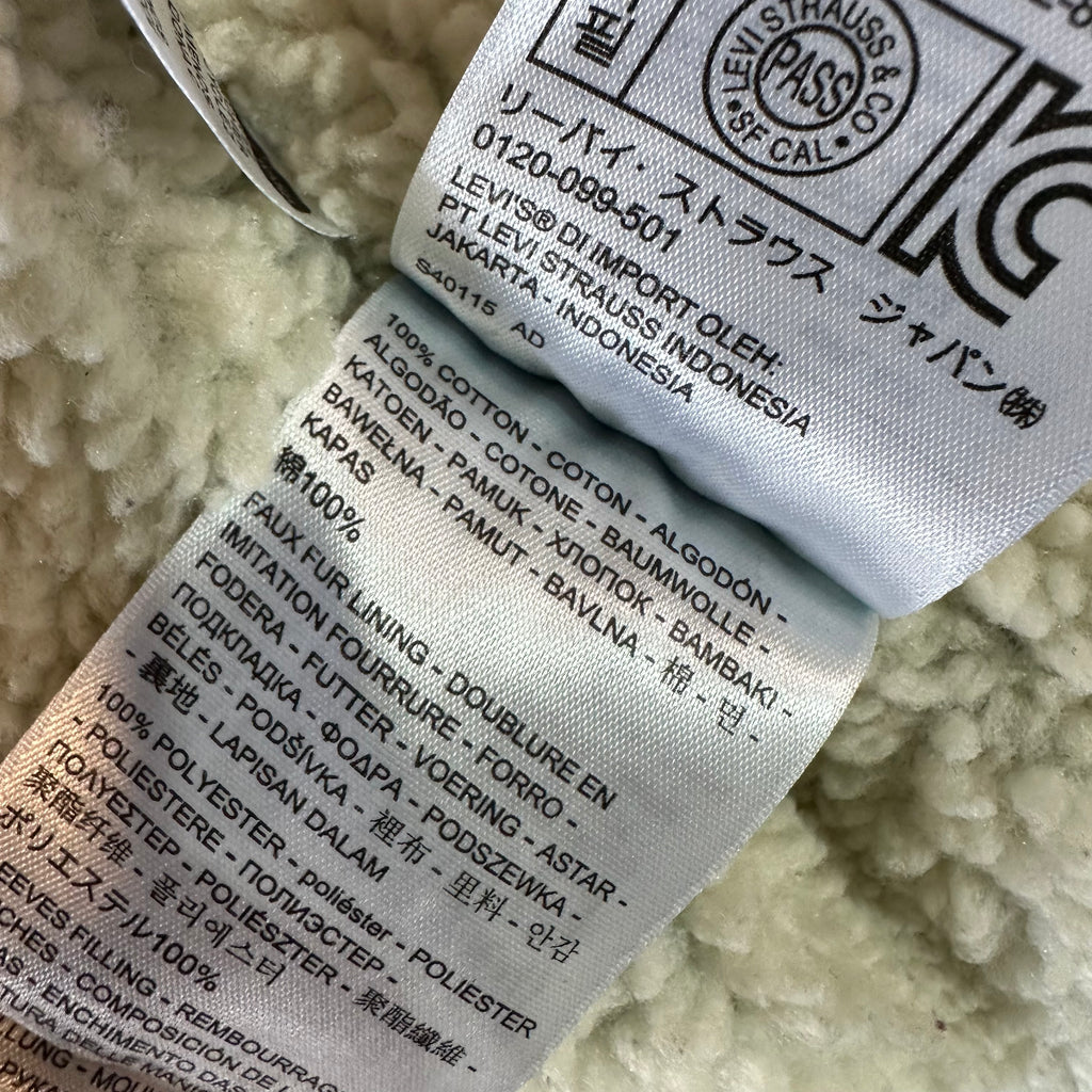 Levi's Mens Medium Sherpa Jean Jacket