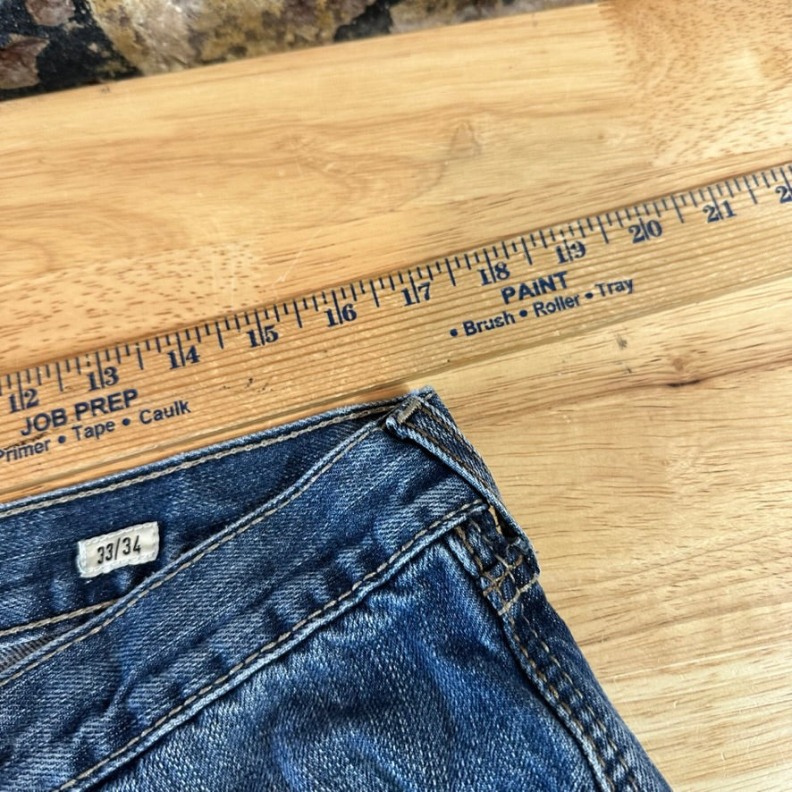 Ariat M2 Mens 33x36 Blue Jeans