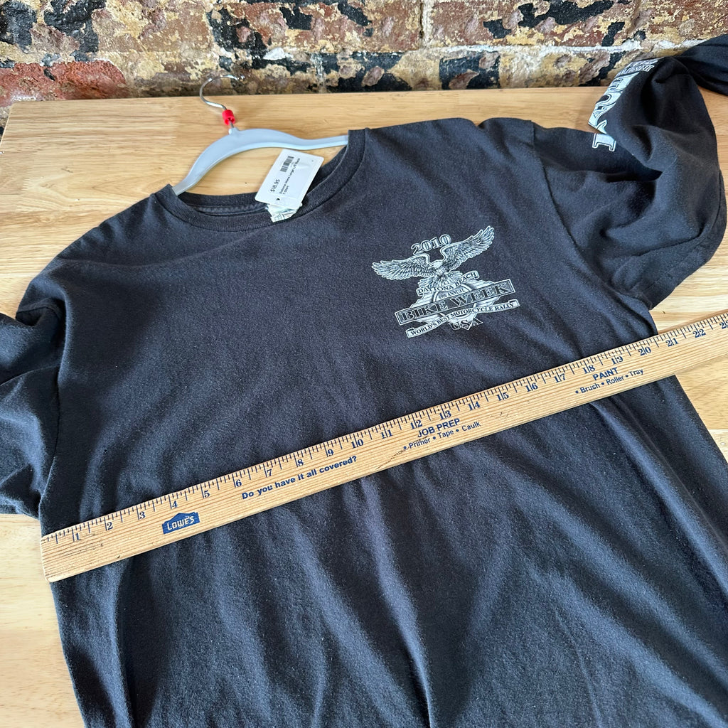 Daytona Large Black L/S T-Shirt
