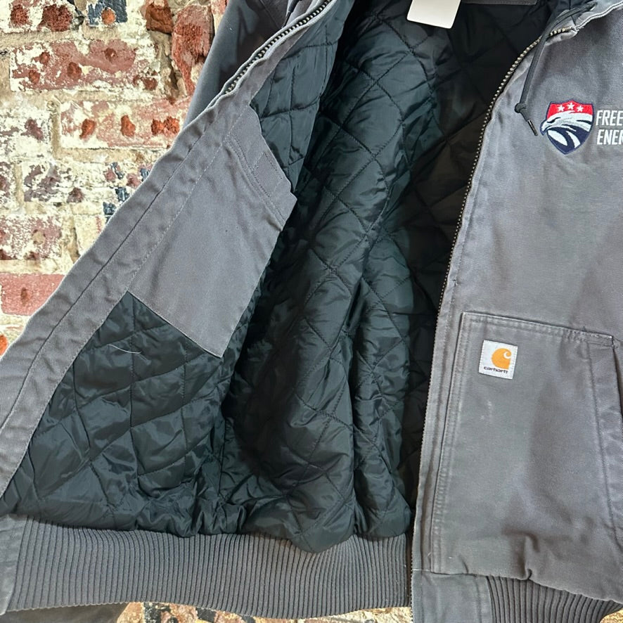 Carhartt J130 Mens Medium Gray Jacket