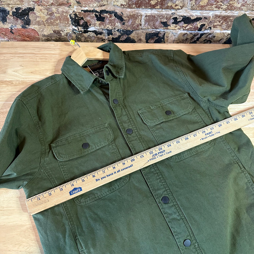 Carhartt Mens Medium Green Flannel Shirt