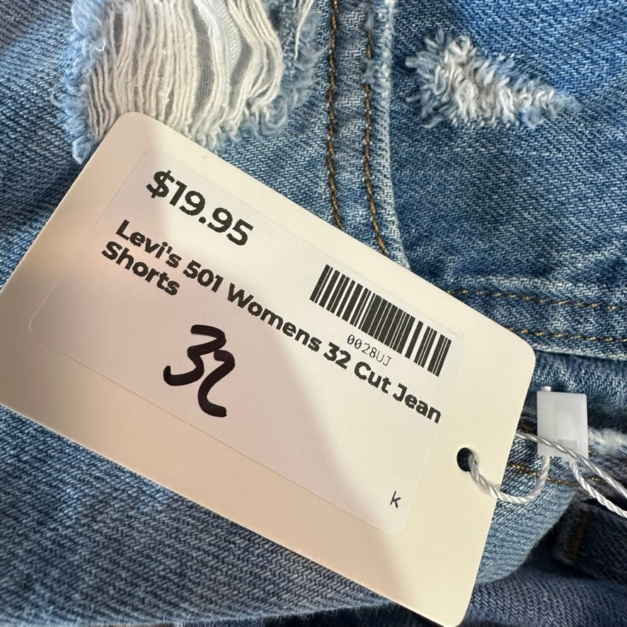 Levi's Cut Off Denim Jean Shorts Womens 32