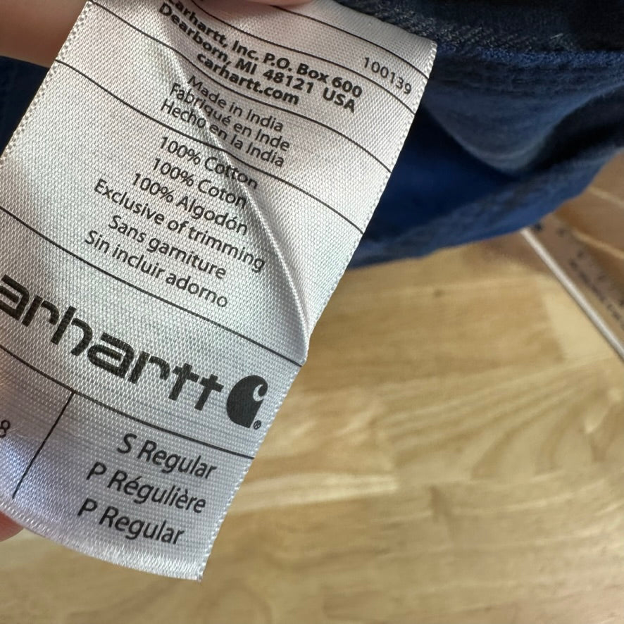 Carhartt Button Up Shirt Mens Small Flannel