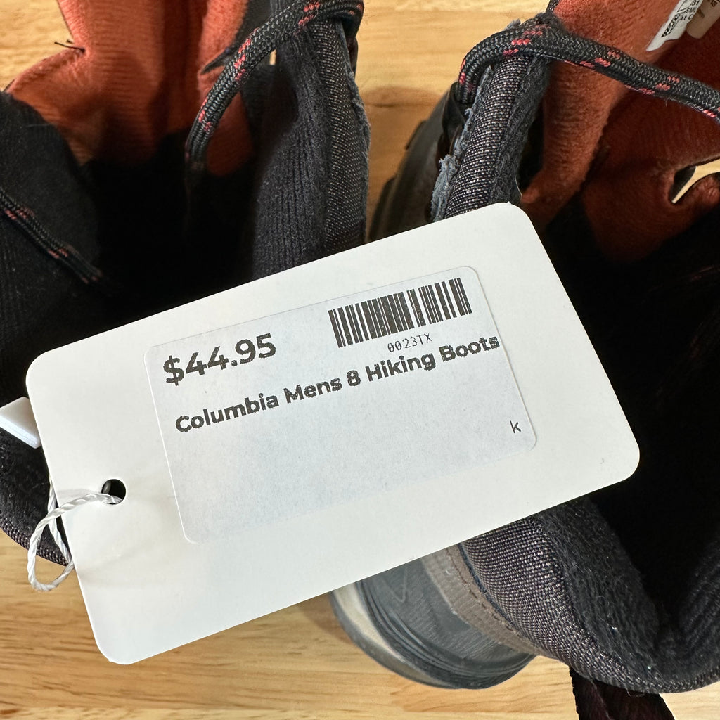 Columbia Bugaboot II Boots Mens Size 8 - Black, Brown Hiking Waterproof