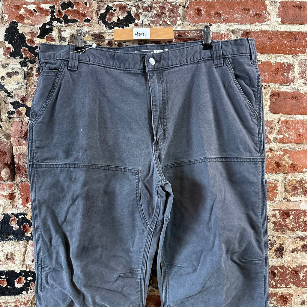 Carhartt Double Knee Mens 42x32 Gray Pants