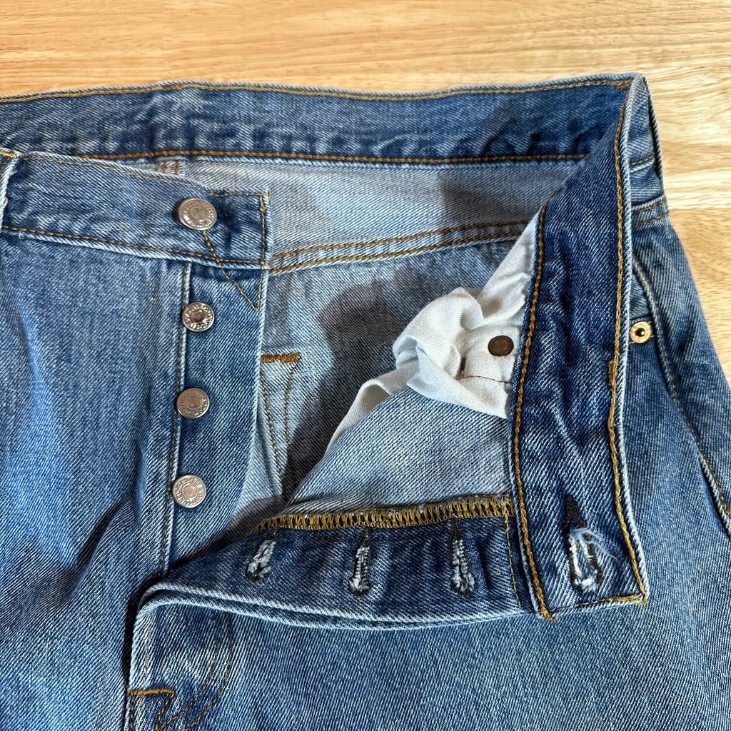 Levi's 501 Mens 36x34 Blue Jeans