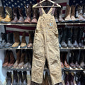 Carhartt R02 Mens 30x30 Brown Bibs