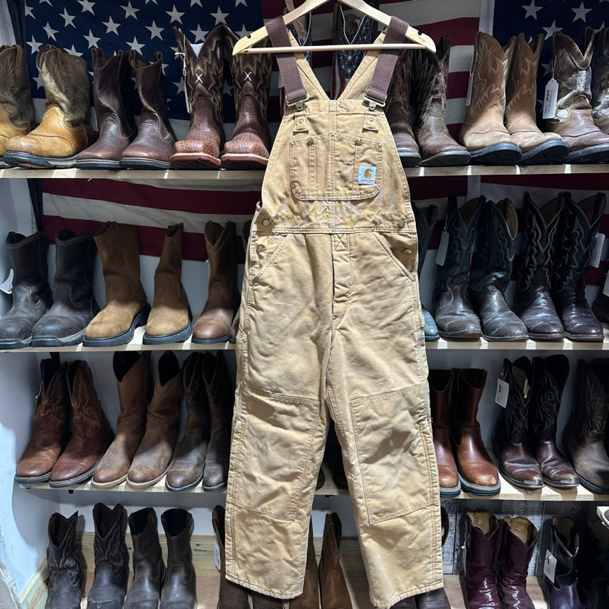 Carhartt R02 Mens 30x30 Brown Bibs