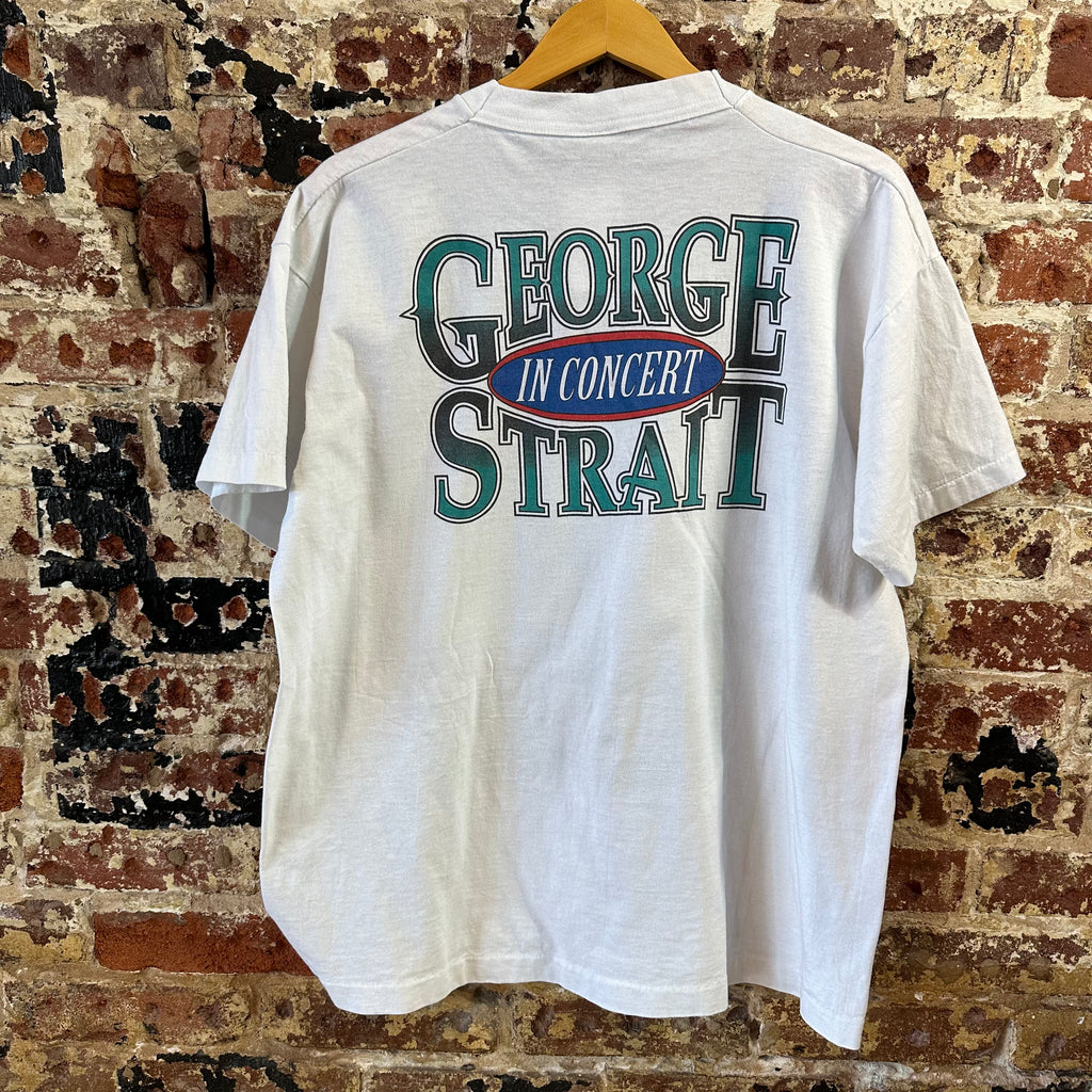 VTG George Strait S/S White T-Shirt