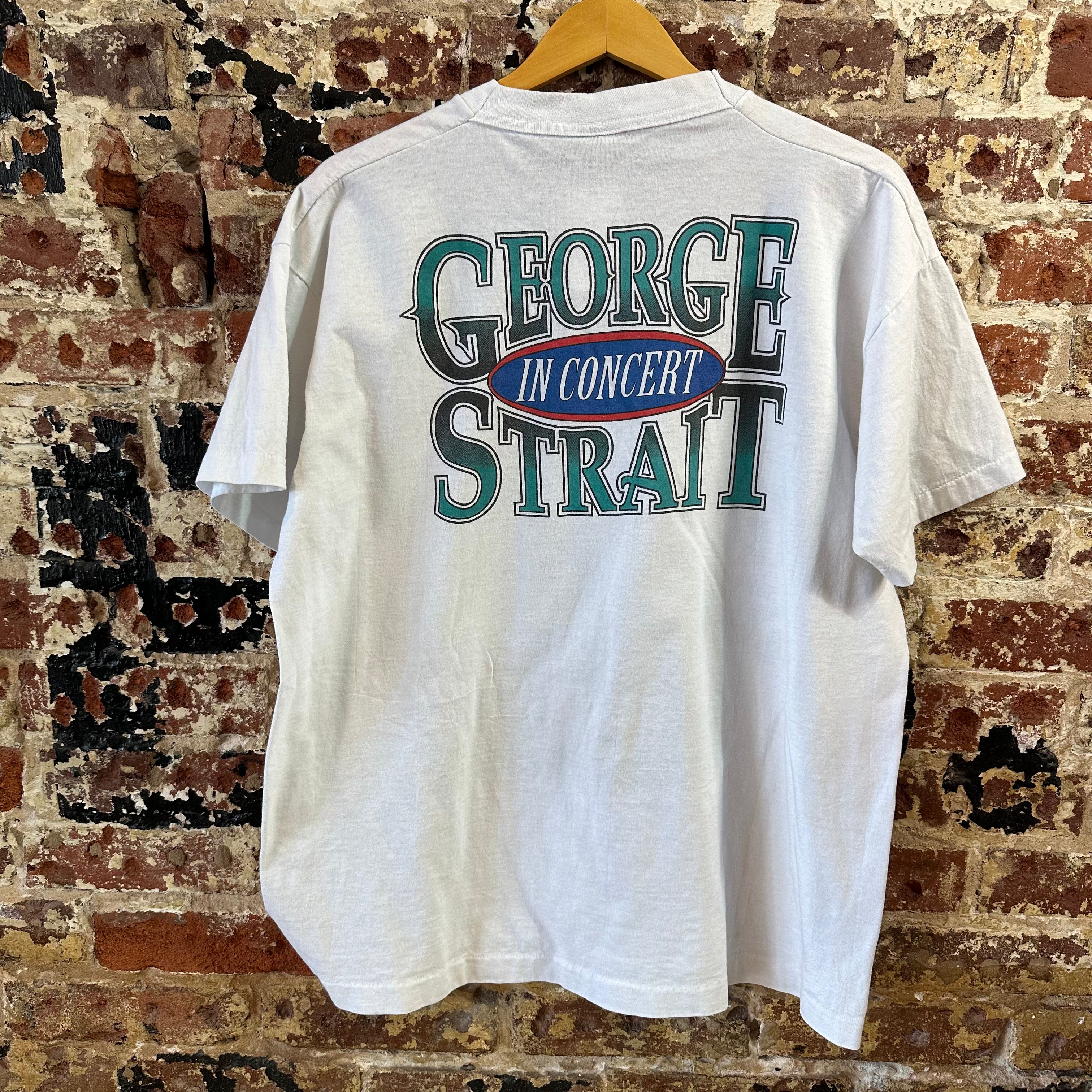 VTG George Strait S/S White T-Shirt